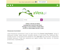 Tablet Screenshot of evera.pl